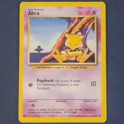 Abra 43/102 - Base Set - Common Pokemon Card - PL - Image 1