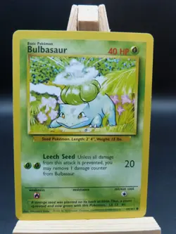 Pokemon Common Card : Bulbasaur 44/102 (Base Set) - Image 1