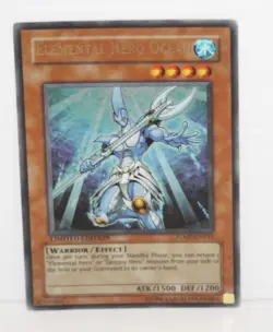 Yugioh Elemental Hero Ocean JUMP-EN013 Ultra Rare Limited Edition Vintage Card - Image 1