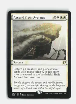Ascend from Avernus 5 Commander Legends: Battle for Baldur's Gate MTG NM - Image 1