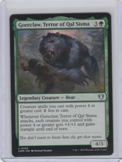 Goreclaw, Terror of Qal Sisma Commander Masters Regular - Image 1