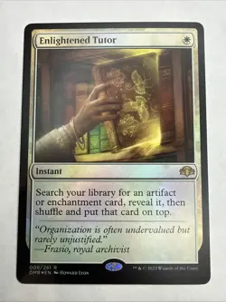 Enlightened Tutor Dominaria Remastered Foil Never Played - Image 1