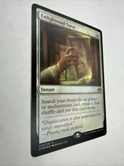 Enlightened Tutor Dominaria Remastered Foil Never Played - Image 2
