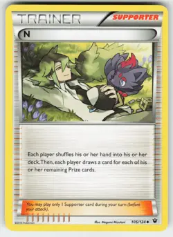 N 105/124 Uncommon Fates Collide Pokemon Lightly Played - Image 1