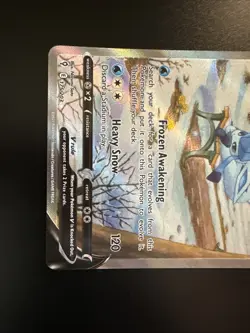 Glaceon V (Alternate Full Art) 175/203 SWSH07: Evolving Skies Holo Pokemon - Image 5