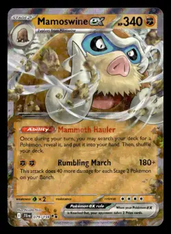 Mamoswine ex (Double Rare) 079/159 Pokemon Scarlet Violet Journey Together - Image 1