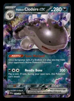 Paldean Clodsire ex (Double Rare) 059/091 Pokemon Scarlet & Violet Paldean Fates - Image 1