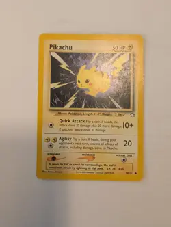 1995-2000 Nintendo. Pikachu Pokemon Card 70/111 Mint - Image 1