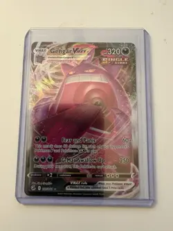 Pokemon TCG Gengar Vmax Fusion Strike 157/264 - Image 1