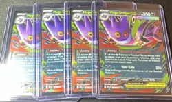 Pokemon TCG Mega Gengar GX Foil Lot of 4 English 2025 - Image 1