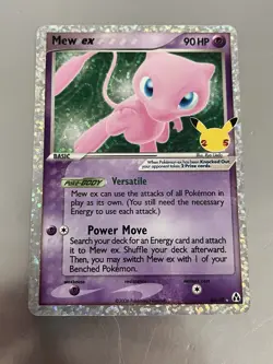 Pokemon TCG Mew ex 88/92 Celebrations: Classic Collection Holo (English) - Image 1