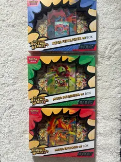 Pokemon TCG Ascended Heroes EX Box Choose Variant Feraligatr Emboar Meganium - Image 1