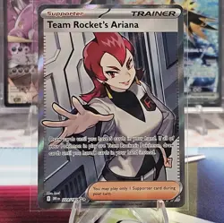 Team Rocket's Ariana 224/182 Ultra Rare Sv10: Destined Rivals Pokemon NM - Image 1