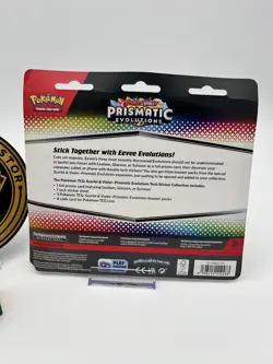 Pokemon Prismatic Evolutions Tech Sticker Collection - Leafeon - Sealed AF - Image 2