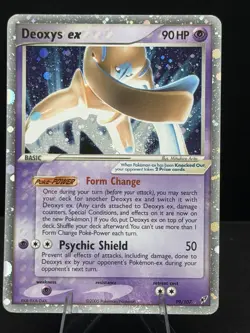 Pokemon TCG Deoxys EX Holo Rare 99/107 Ex Deoxys - Image 1