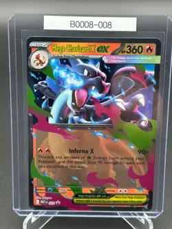 Pokemon TCG Mega Charizard X ex 029 Mega Evolutions Promo Promo Holo B0008-008 - Image 1
