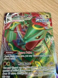 Pokemon Rayquaza VMAX 102/159 SWSH: Crown Zenith Holo - Image 3