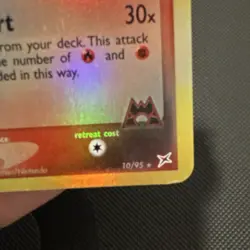 Team Magma's Houndoom 10/95 Team Magma vs Team Aqua Reverse Holo Rare - Image 3
