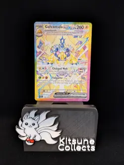 Pokemon Stellar Crown Galvantula EX 168 / 142 Special Illustration Rare Holo - Image 1
