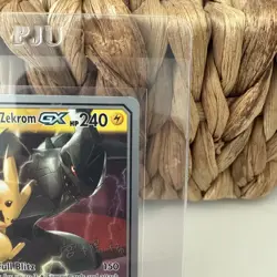 2019 Pokemon Championship Pikachu & Zekrom Gx 33/181 Sm-team Up Holo - Image 3