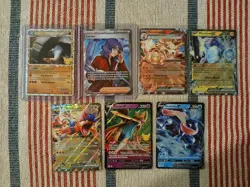 Pokemon TCG Ultra Rare Lot ×7 Full Art, EX, V, Classic (Only 4 JRVISIONS13) - Image 1