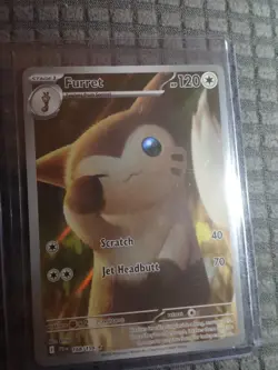 Furret 168/159 Illustration Rare Journey Together Pokemon Near Mint - Image 1