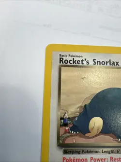 Pokemon Rocket's Snorlax 33/132 Team Rocket Rare Regular 90 HP English 2000 WOTC - Image 2