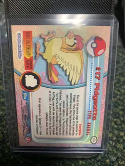 Pokemon Topps #17 Pidgeotto Holo Foil 1st Edition Blue Logo 1999 TV Animation - Image 2