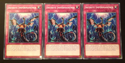 Yu-Gi-Oh! 3x Infinite Impermanence, L5DD-ENA24, Common, 1. Edition, Englisch, NM - Image 1