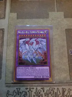 YUGIOH NEOS BLUE-EYES ULTIMATE DRAGON MVP1-ENG01 GOLD 1ST ED NM - Image 1