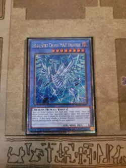 YUGIOH BLUE-EYES CHAOS MAX DRAGON RA04 QUARTER CENTURY SECRET 1ST ED NM ALT ART - Image 1