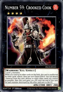 Number 59: Crooked Cook - 1st Edition DLCS-EN121 - NM - YuGiOh - Image 1