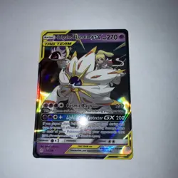 Solgaleo & Lunala GX Tag Team Full Art Holo Card 75/236 Cosmic Eclipse NM MINT - Image 1