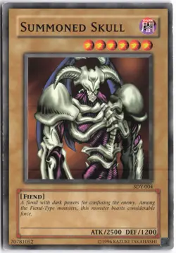 Yugioh - Summoned Skull SDY-004 Unlimited - Starter Deck: Yugi - Image 1