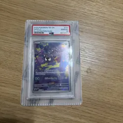 Pokemon Temporal Forces Holo Card PSA 10 Gastly 177/162 Sv05 - Image 2