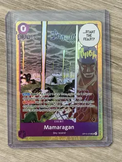One Piece TCG Mamaragan OP15-078 SR Adventure on Kami’s Island English Super - Image 1