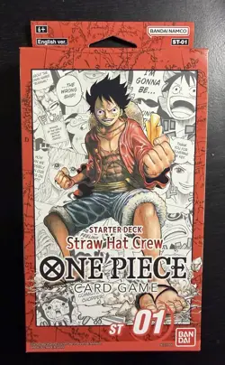 ONE PIECE ENGLISH TCG: (ST-01) STRAW HAT CREW Starter Deck 1 FACTORY SEALED🔥 - Image 1