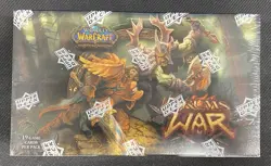2008 UD WORLD OF WARCRAFT “DRUMS OF WAR” SEALED BOOSTER BOX - Image 1