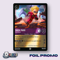 Dash Parr Lava Runner 52/P3 Foil Promo Wilds Unknown NM Disney Lorcana DLPC - Image 1