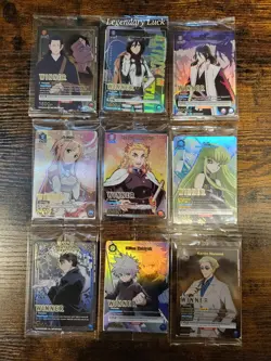 Union Arena Sealed English Winner Promo Lot - 9 Cards - Near Mint - Image 1