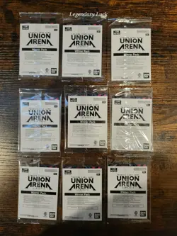 Union Arena Sealed English Winner Promo Lot - 9 Cards - Near Mint - Image 2