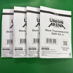 4 Kits - Union Arena Store Tournament Kit 2025 Vol. 4 English Edition Sealed - Image 1