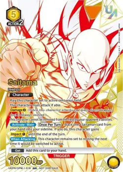 Union Arena Saitama Rare Battle Top 4 Promo One Punch Man SEALED (018) - Image 1