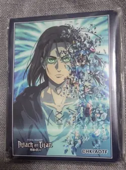 Weiss Schwarz Attack on Titan Final Season Card Sleeves Eren Yeager - Image 1
