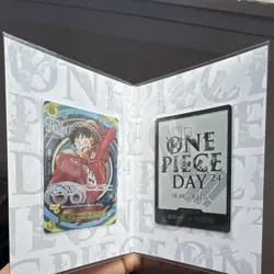 Bandai One Piece Card Game One Piece Day '24/'25 2 Promo Foil Luffy Cards - Image 4