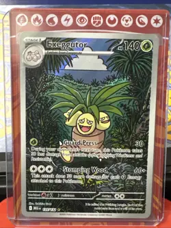 Pokemon TCG Exeggutor 135/132 Mega Evolution English Illustration Card - Image 3