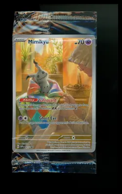 Mimikyu 075 Black Star Promo SEALED 2024 IR Holo Pokemon Card TCG - Image 1