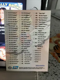 Topps Pokemon TV Card Series 3 Pikachu Butterfree Checklist - Image 2