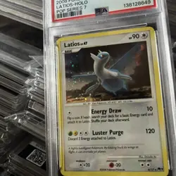 Pokemon 2008 Pop Series 7 Latios Holo Card #4/17 PSA 6 - Image 3
