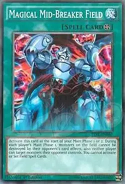 Yugioh - Magical Mid-Breaker Field - 1st Edition LP - Plus Free Holographic Card - Image 1